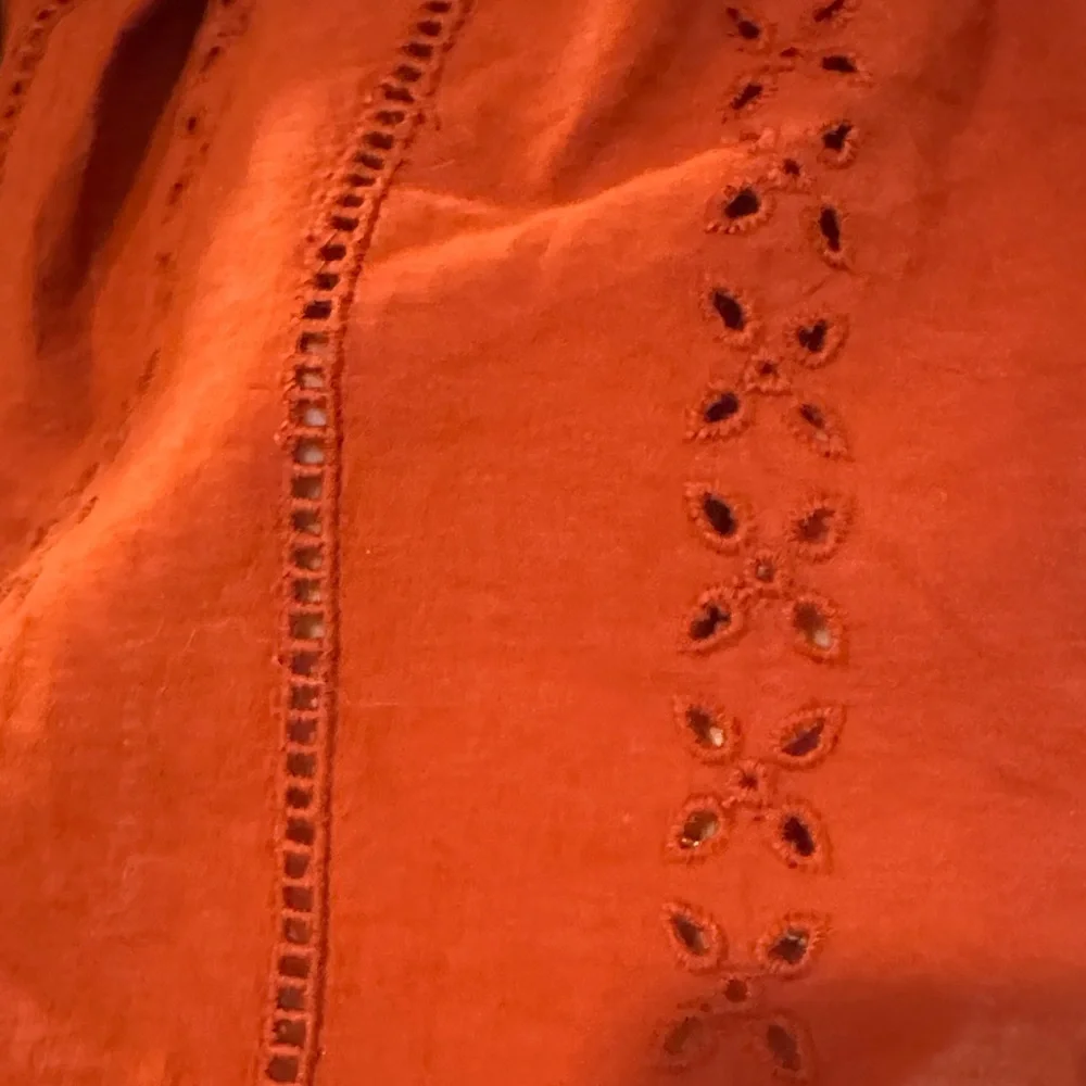Universal Thread Rust Eyelet Top - Picture 2 of 6